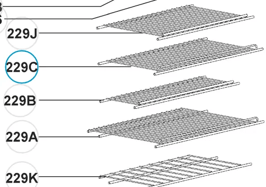 Shelf Cabinet Upper RML8551 - Everything Caravans