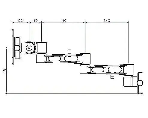 Sphere S2 Removable TV Bracket Double Arm 11Kg Capacity - Everything Caravans
