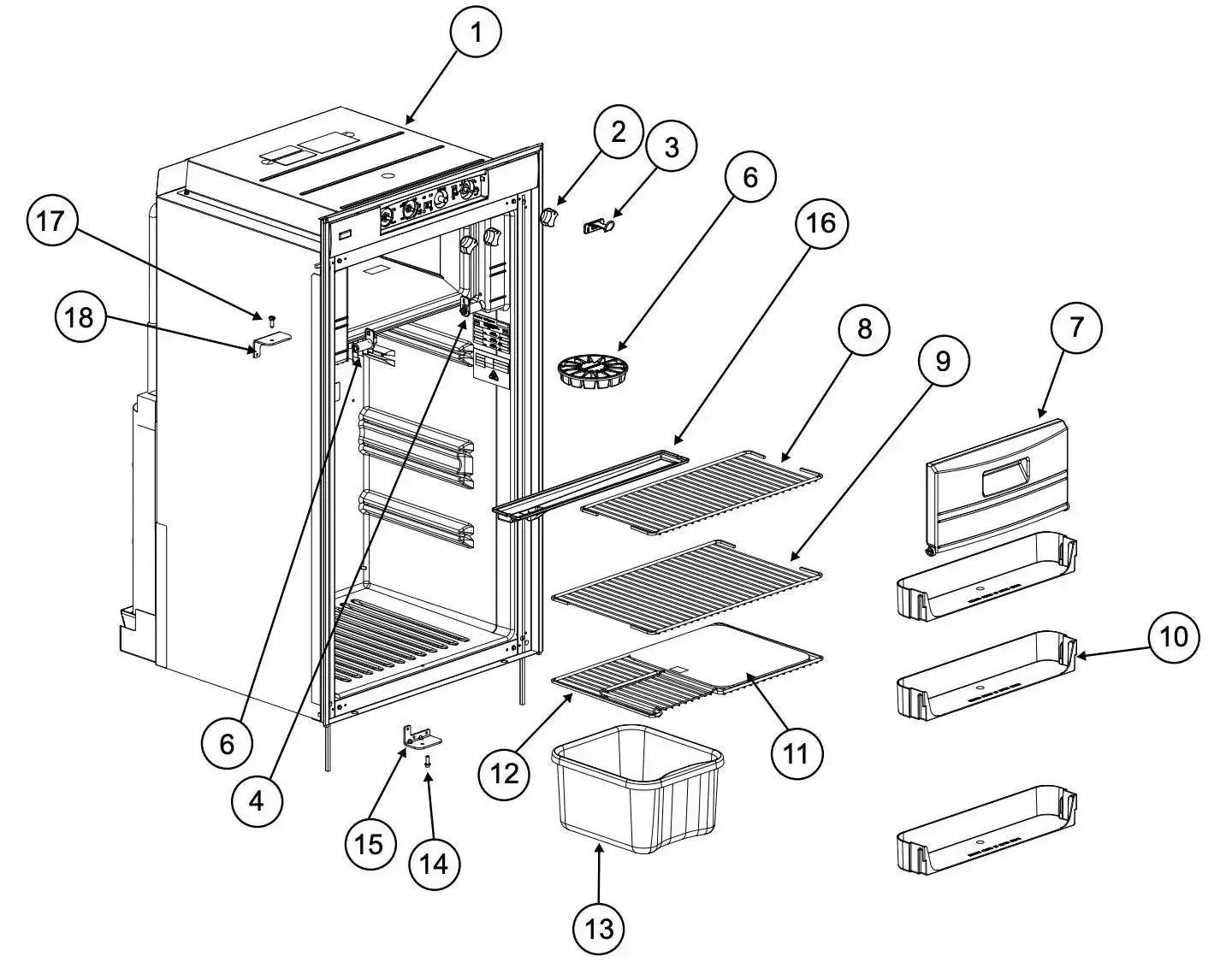 Thetford inside Drip Tray for N4 and N5 Series - Everything Caravans