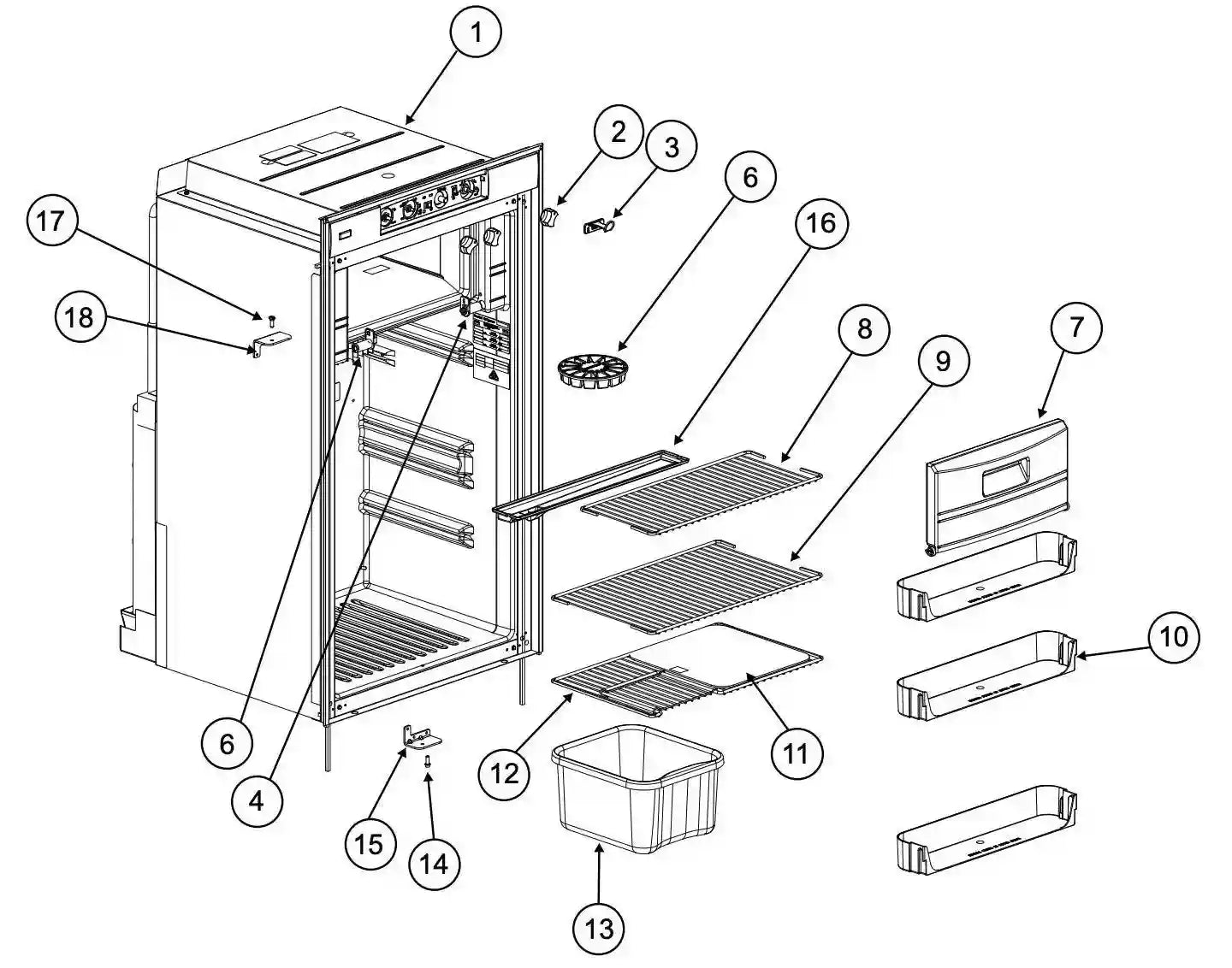 Thetford inside Drip Tray for N4 and N5 Series - Everything Caravans