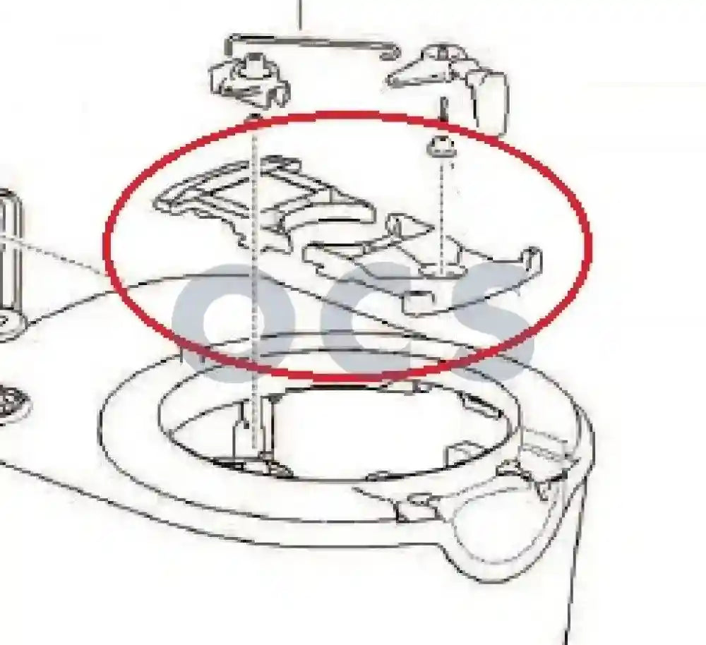 Thetford SC220 Bowl Retainer Bracket - Everything Caravans