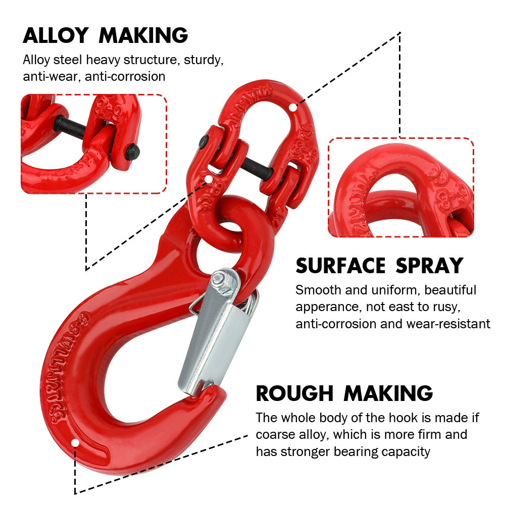 Hook Safety Chain Hammerlock+ Eye Sling