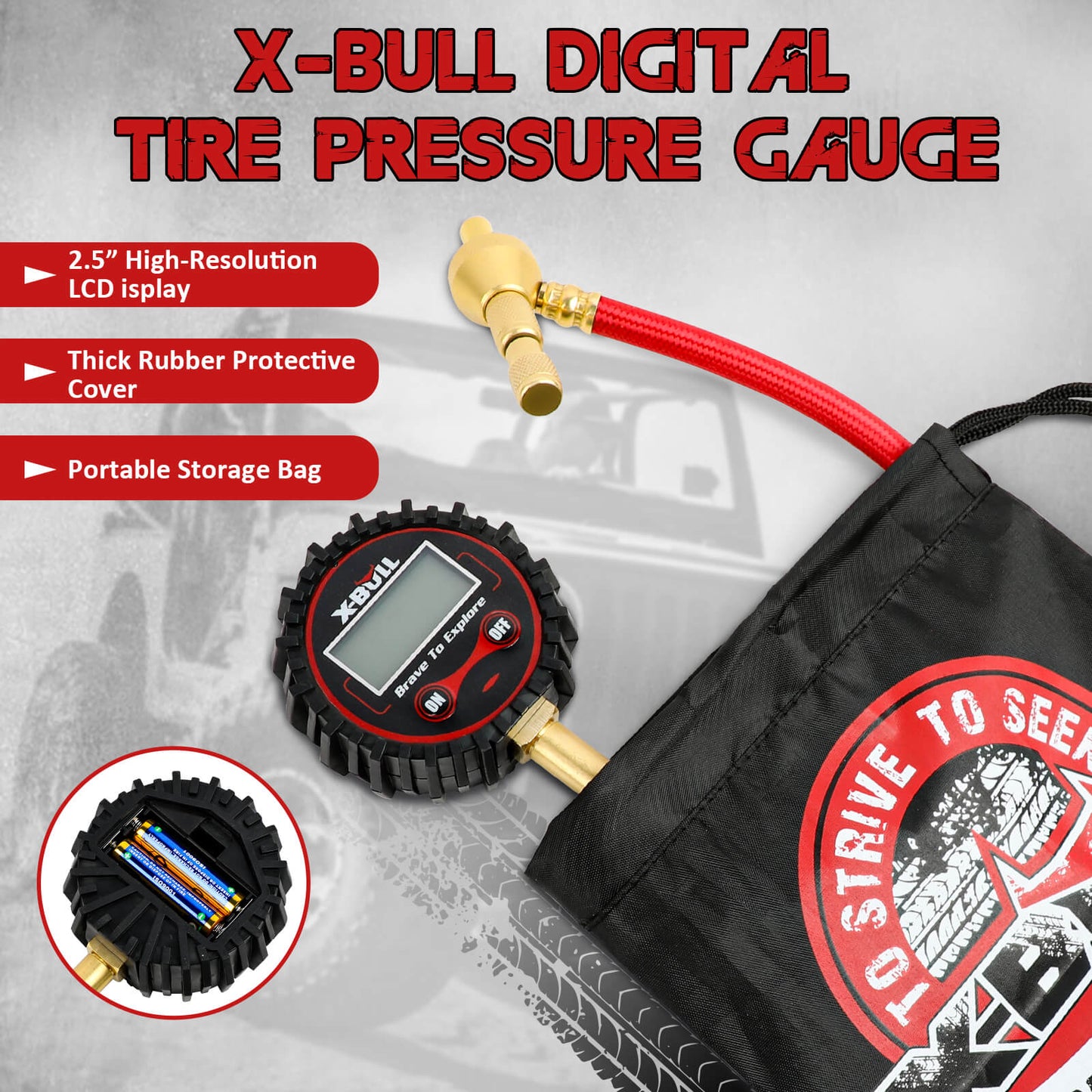 Digital tire pressure gauge 250PSI