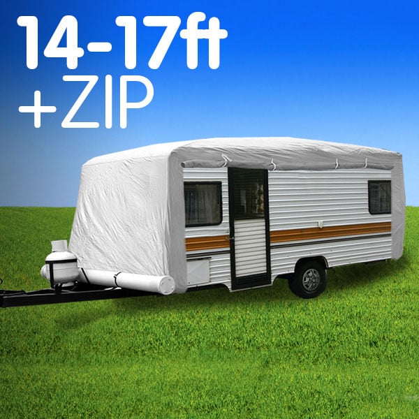 Premium Caravan Cover With Side Zip Caravan 14-17 ft