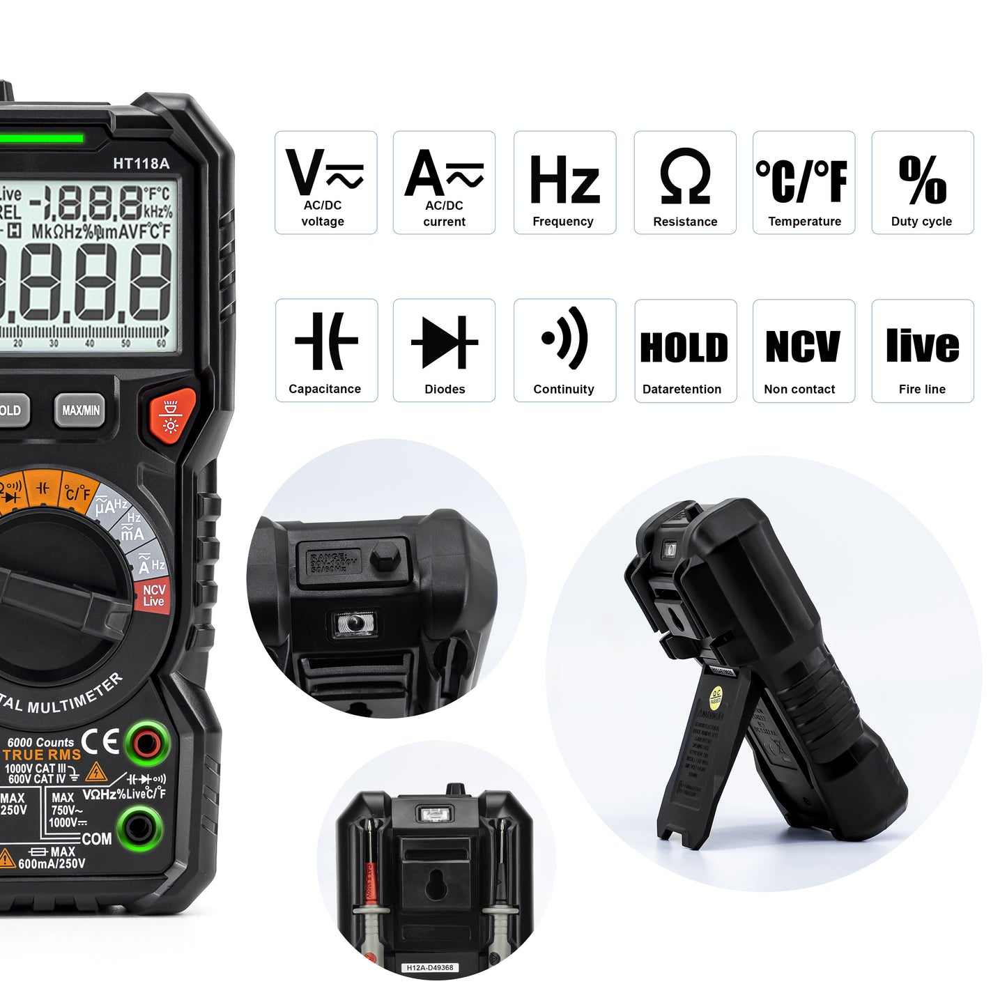 Digital Multimeter TRMS 6000 Auto-Ranging
