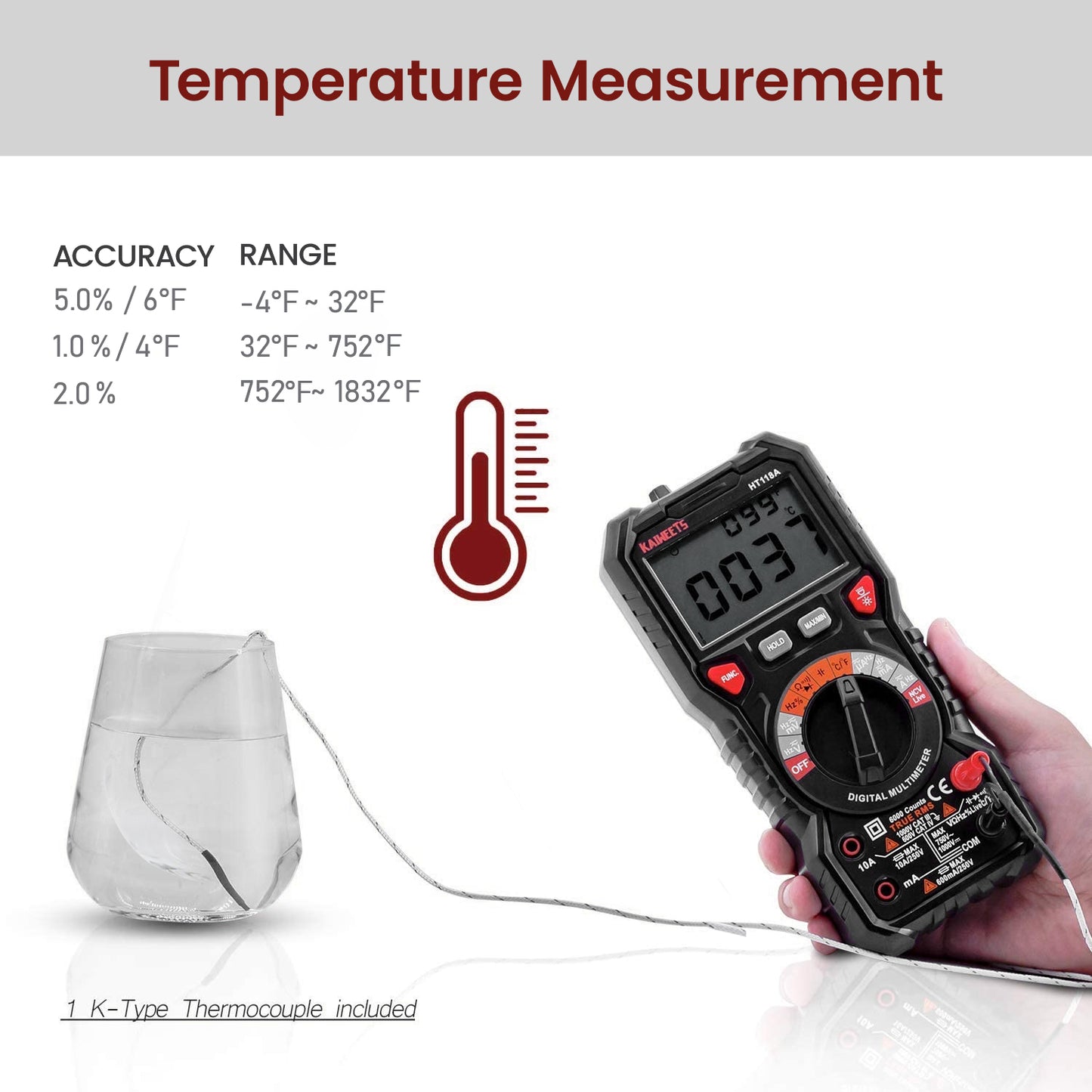 Digital Multimeter TRMS 6000 Auto-Ranging