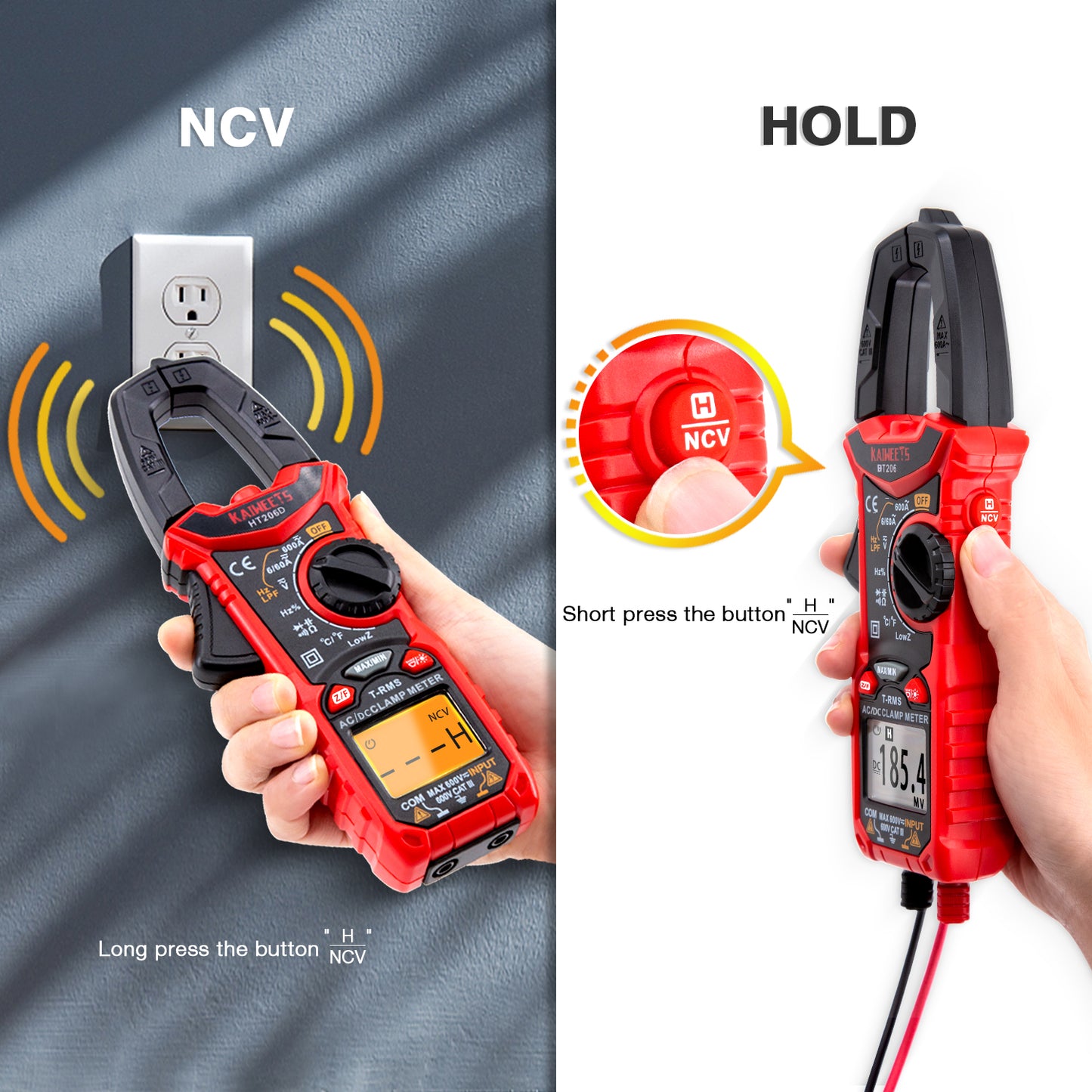Digital Clamp Meter TRMS 6000 Multimeter Auto-ranging
