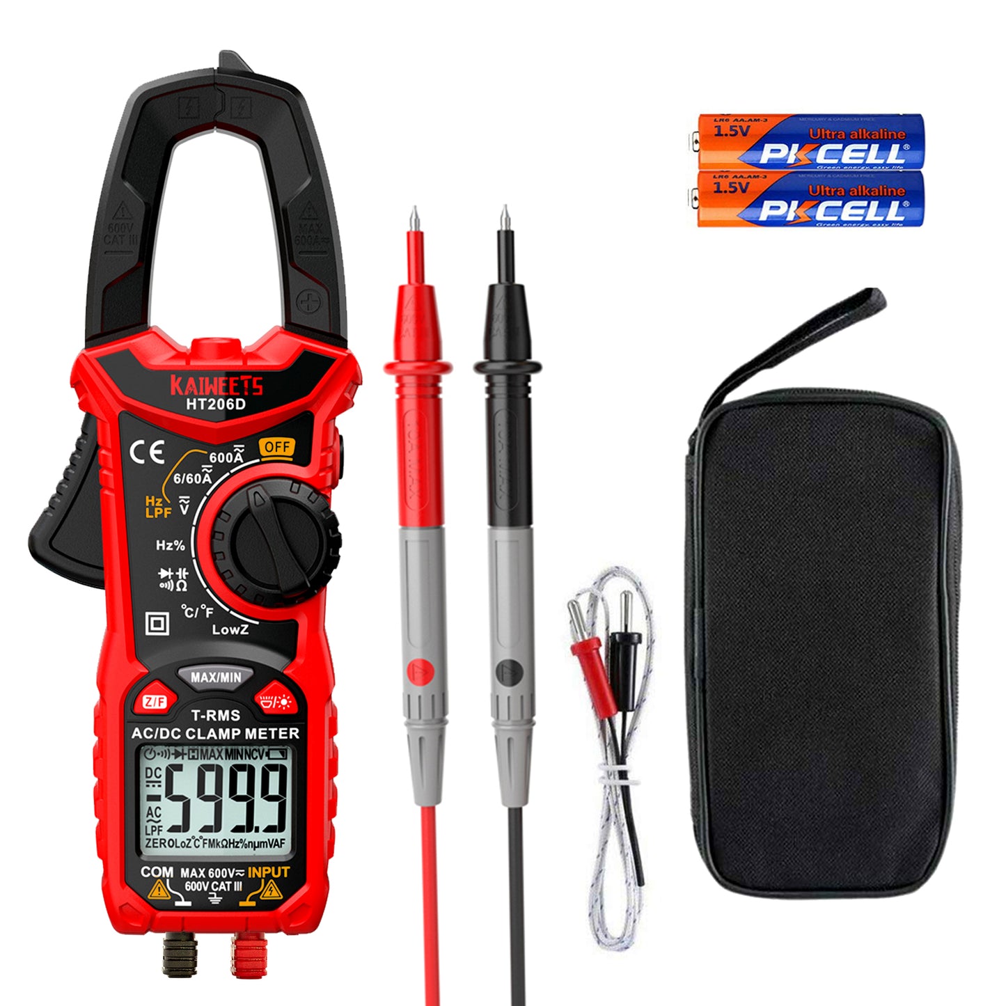 Digital Clamp Meter TRMS 6000 Multimeter Auto-ranging