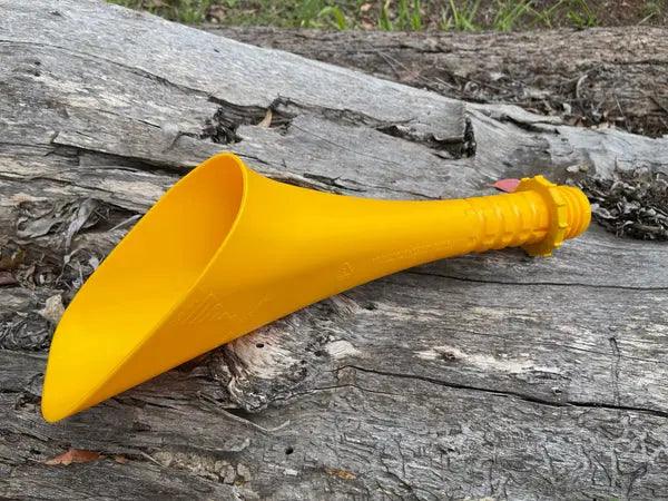 Yellow Diesel Scrunnel Funnel - Everything Caravans