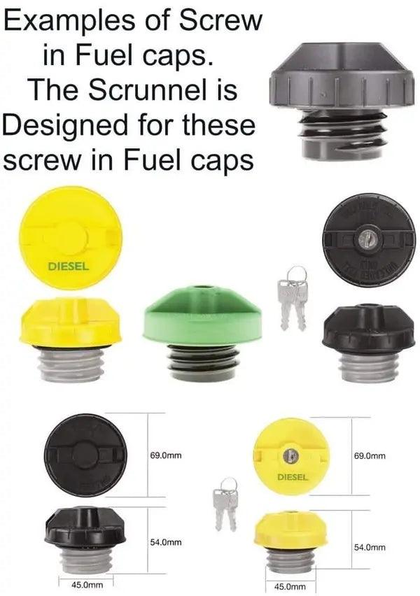 Yellow Diesel Scrunnel Funnel - Everything Caravans
