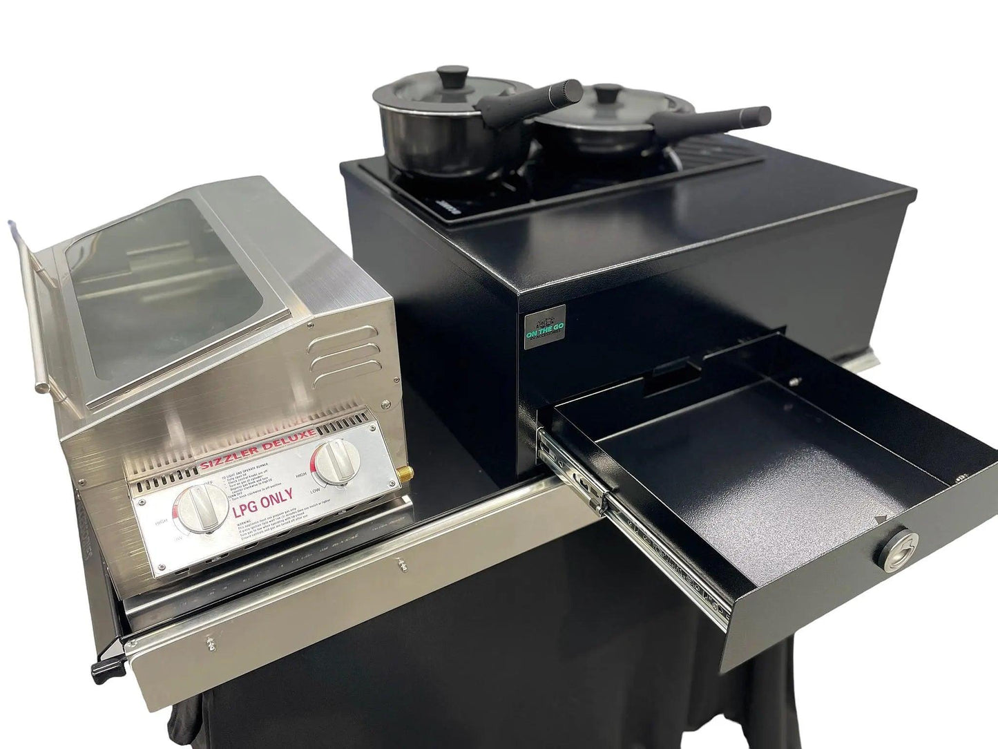 Slide Out Induction Cooktop 600mm Kit to fit onto Draw Slide - Everything Caravans