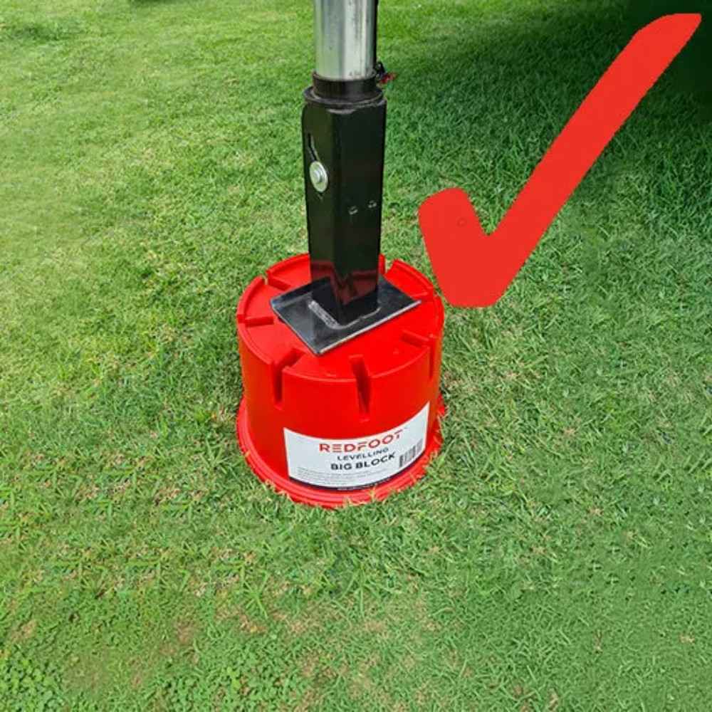 Redfoot Levelling Big Block for Caravan RV Motorhome
