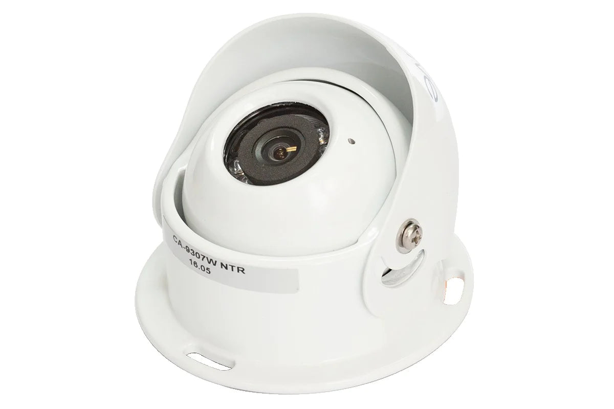 SafetyDave Rear Vision Round Camera Only 45 AHD White