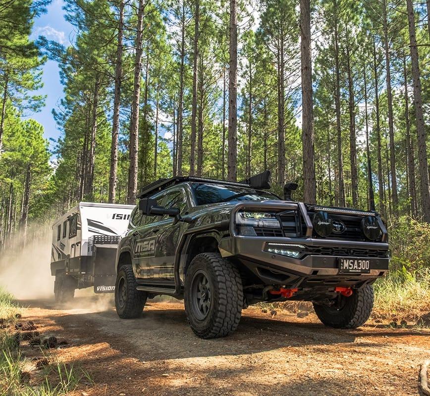 MSA Mirror Power Fold suits D-Max MU-X Black Electric Indicators Blind Spot Monitoring Powerfold - Everything Caravans