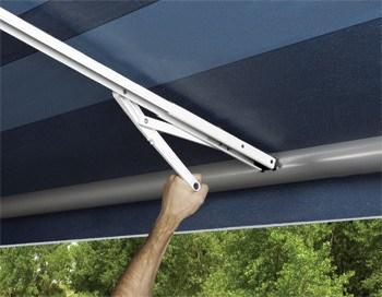 Carefree Awning Centre Rafter with Ground Support