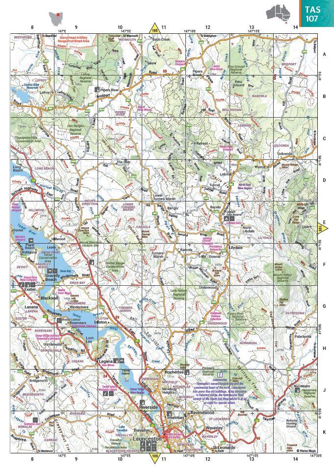 Hema Australia Road and 4WD Easy Read Atlas - 292 x 397mm - Everything Caravans