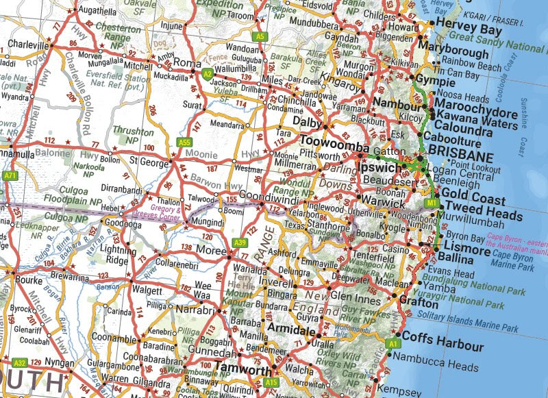 Hema Australia Wall Map - Everything Caravans