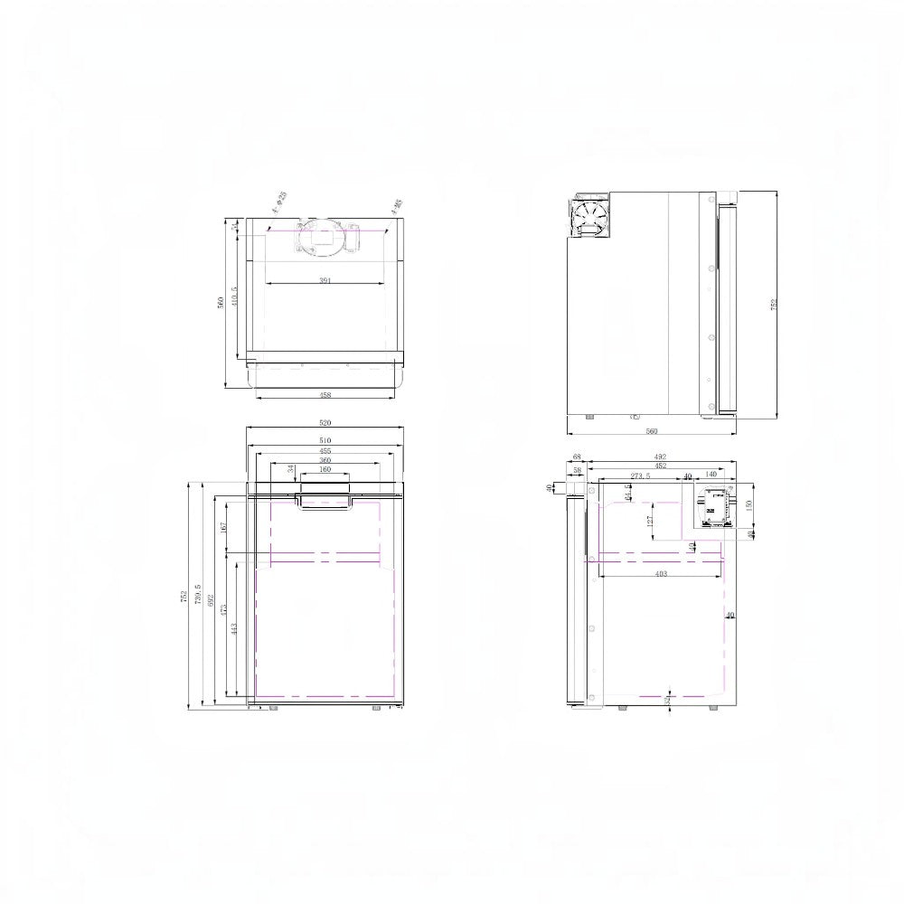 Upright Series NEW myCOOLMAN Upright 115L Fridge Freezer