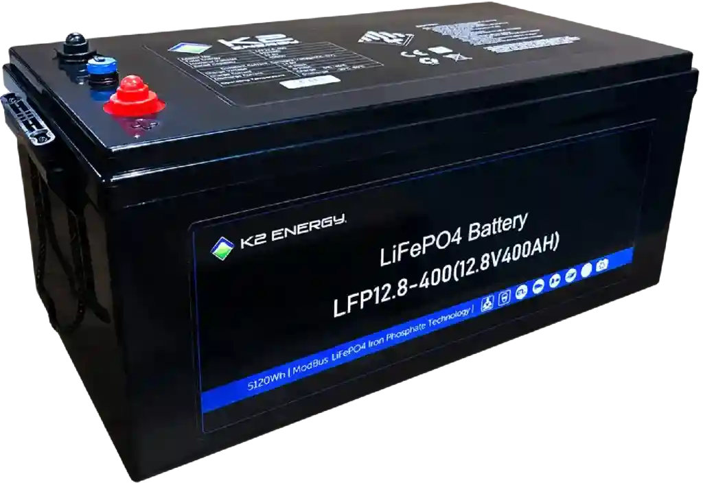 K2 12V 400amp LiFePO4 Caravan Lithium Battery 12V
