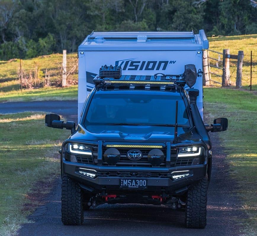 MSA Mirror Power Fold suits D-Max MU-X Black Electric Indicators Blind Spot Monitoring Powerfold - Everything Caravans