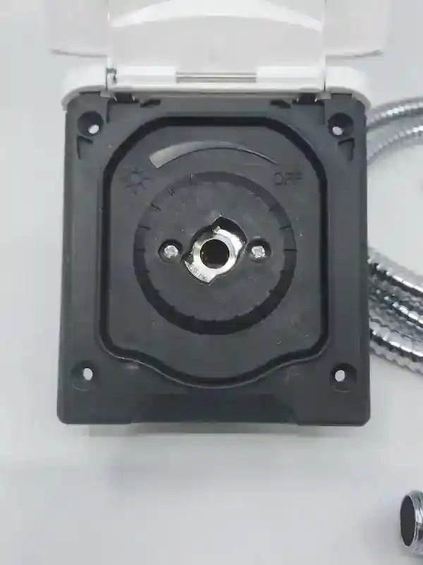 Black Plug in External Shower Point
