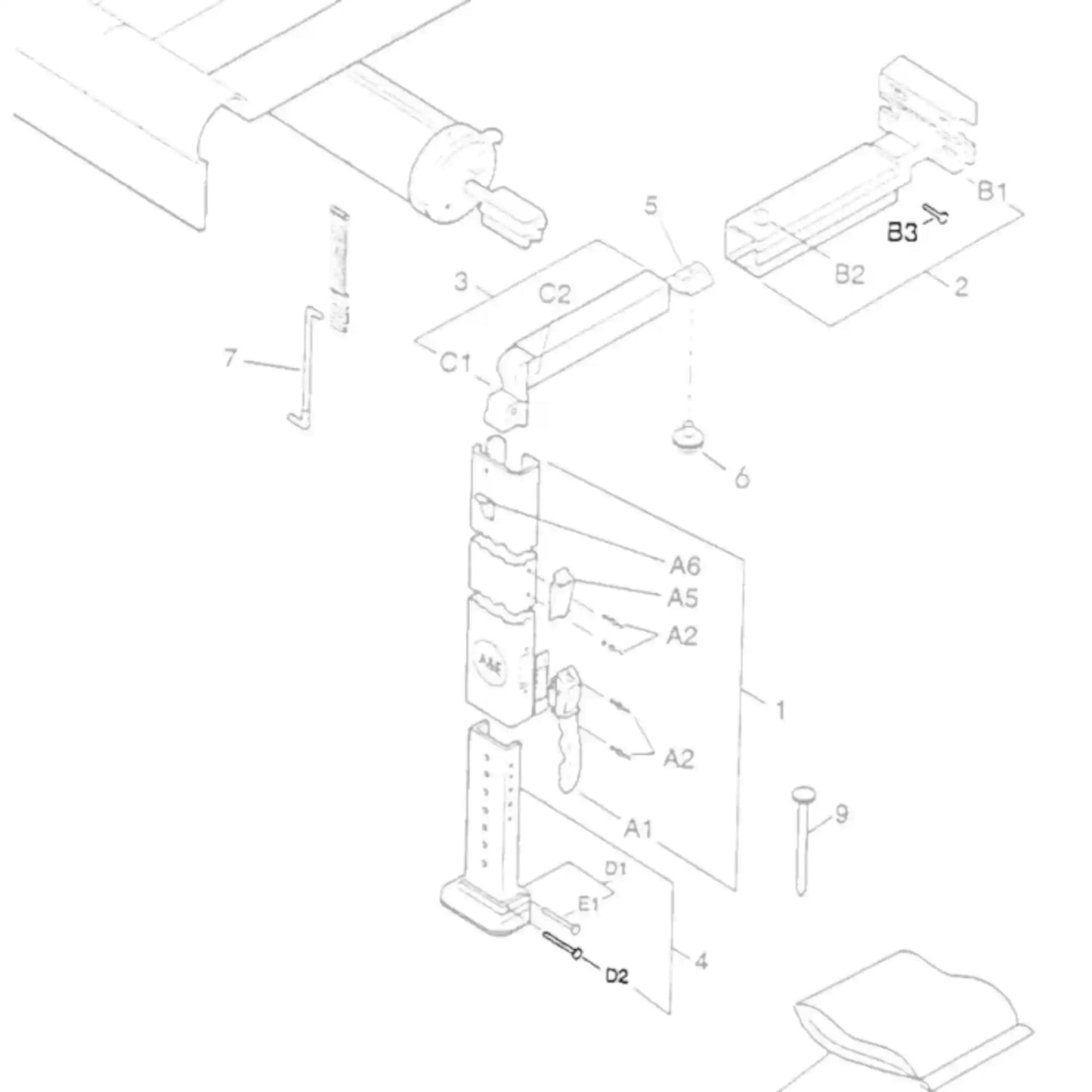 Dometic Awning Rivet for Main Rafter 35mm for 8300 8500 9000 Awnings