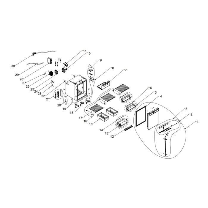 Waeco Dometic Fan Condensor Suits NRX115/130 - Everything Caravans