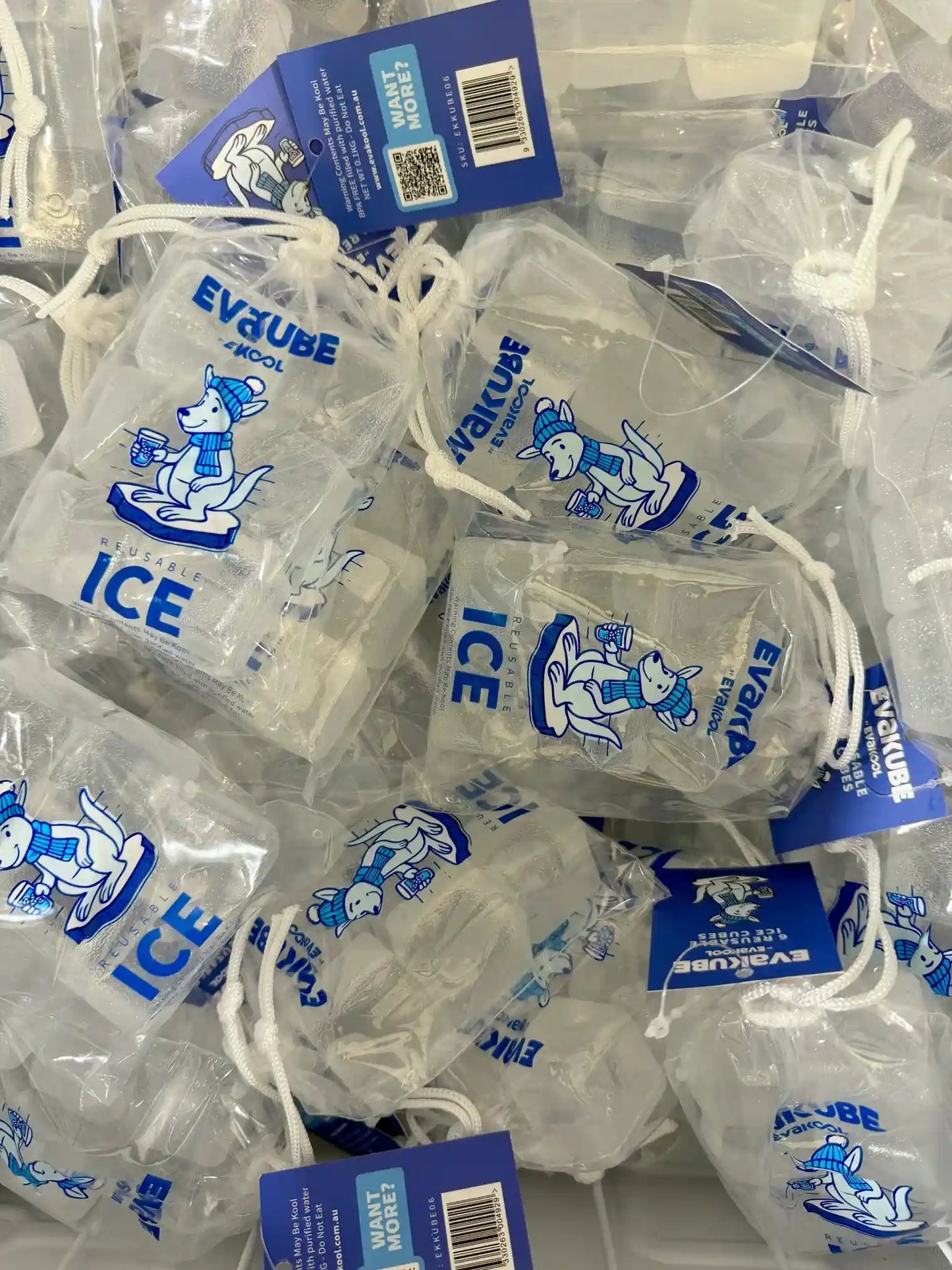 EvaKool EvaKube Reusable Ice Cubes - 6 Pack