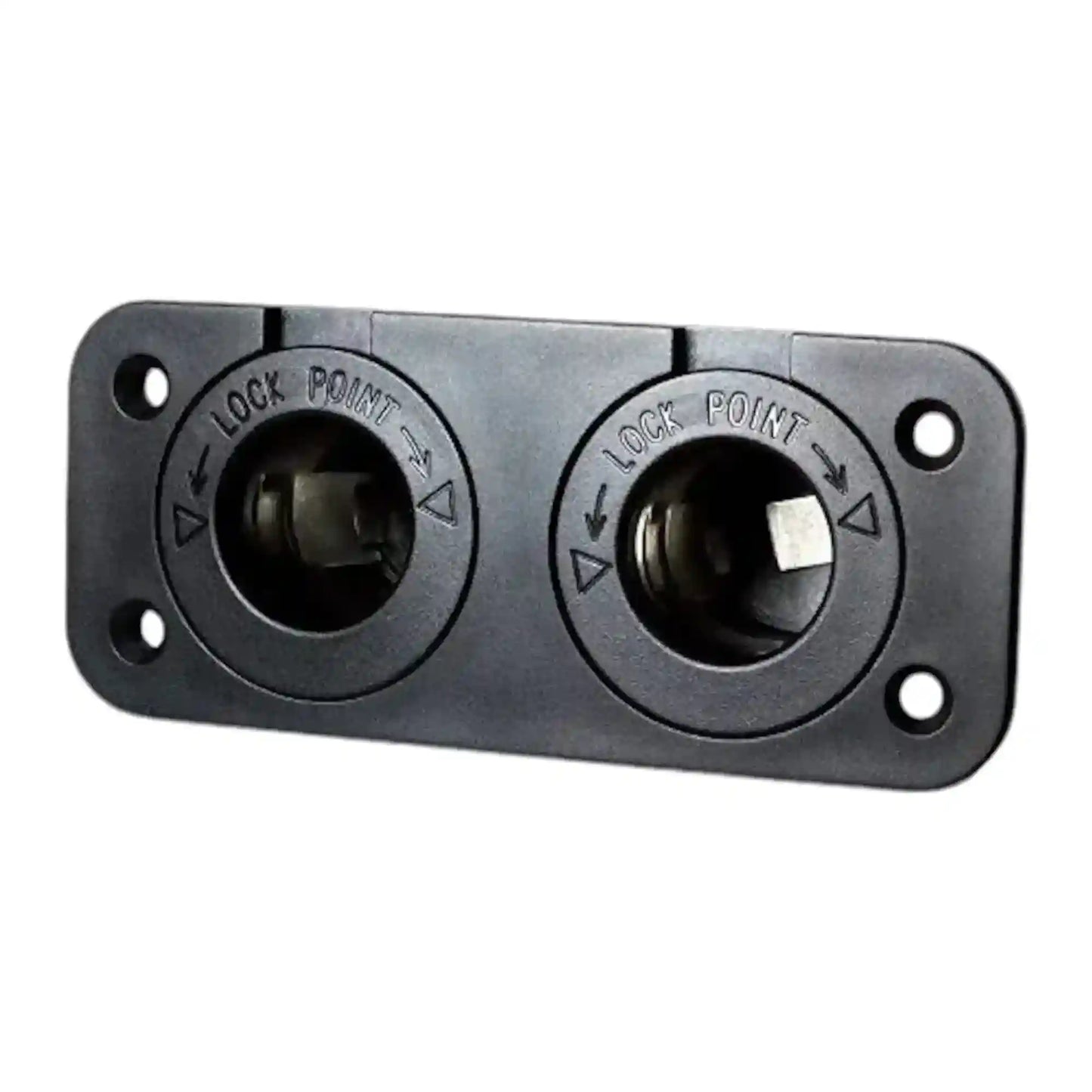 Accessory Socket 12v Dual - Flush Mount