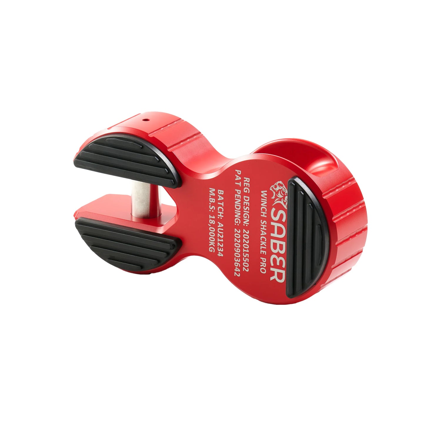 Saber 7075 Alloy Winch Shackle Pro - Cerakote Red