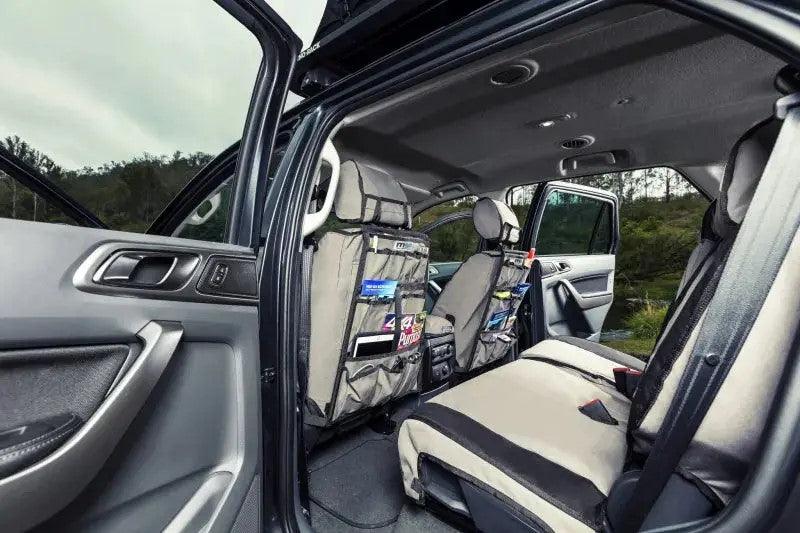 MSA 4x4 Seat Organiser – Heavy-Duty Canvas Car Storage - Everything Caravans