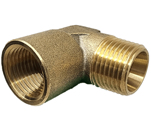Brass 90 Deg Elbow M and F BSP 1/2" - Everything Caravans