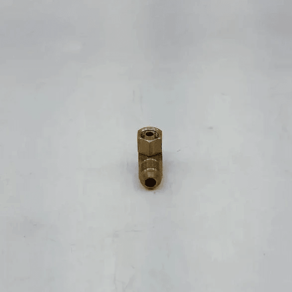 Brass Gas fitting 3-8 to 3-8 Female Flare Elbow - Everything Caravans