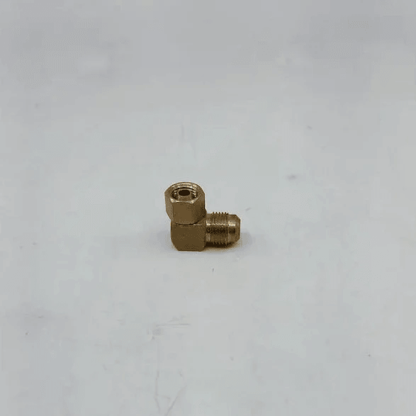 Brass Gas fitting 3-8 to 3-8 Female Flare Elbow - Everything Caravans