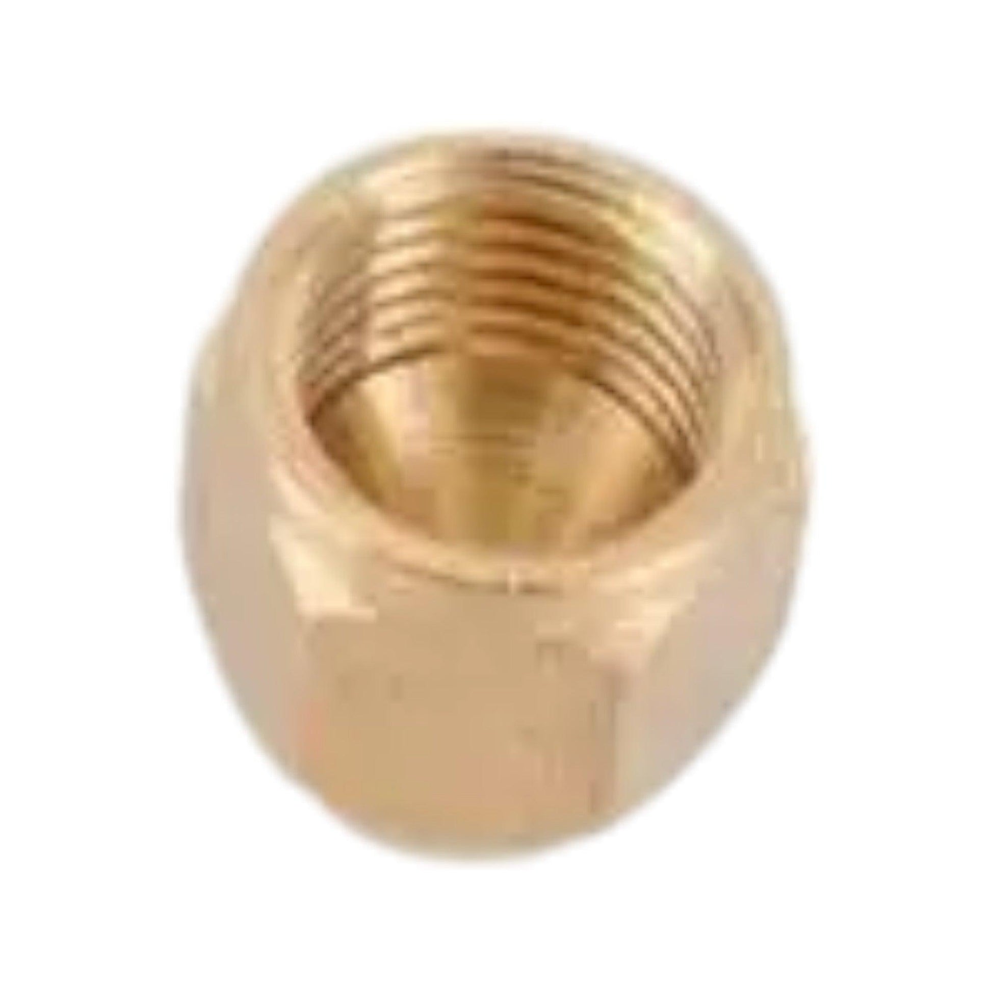 Brass Gas fitting 5-16 Flare Cap Nut for 5-16 Male Flare 5602 - Everything Caravans