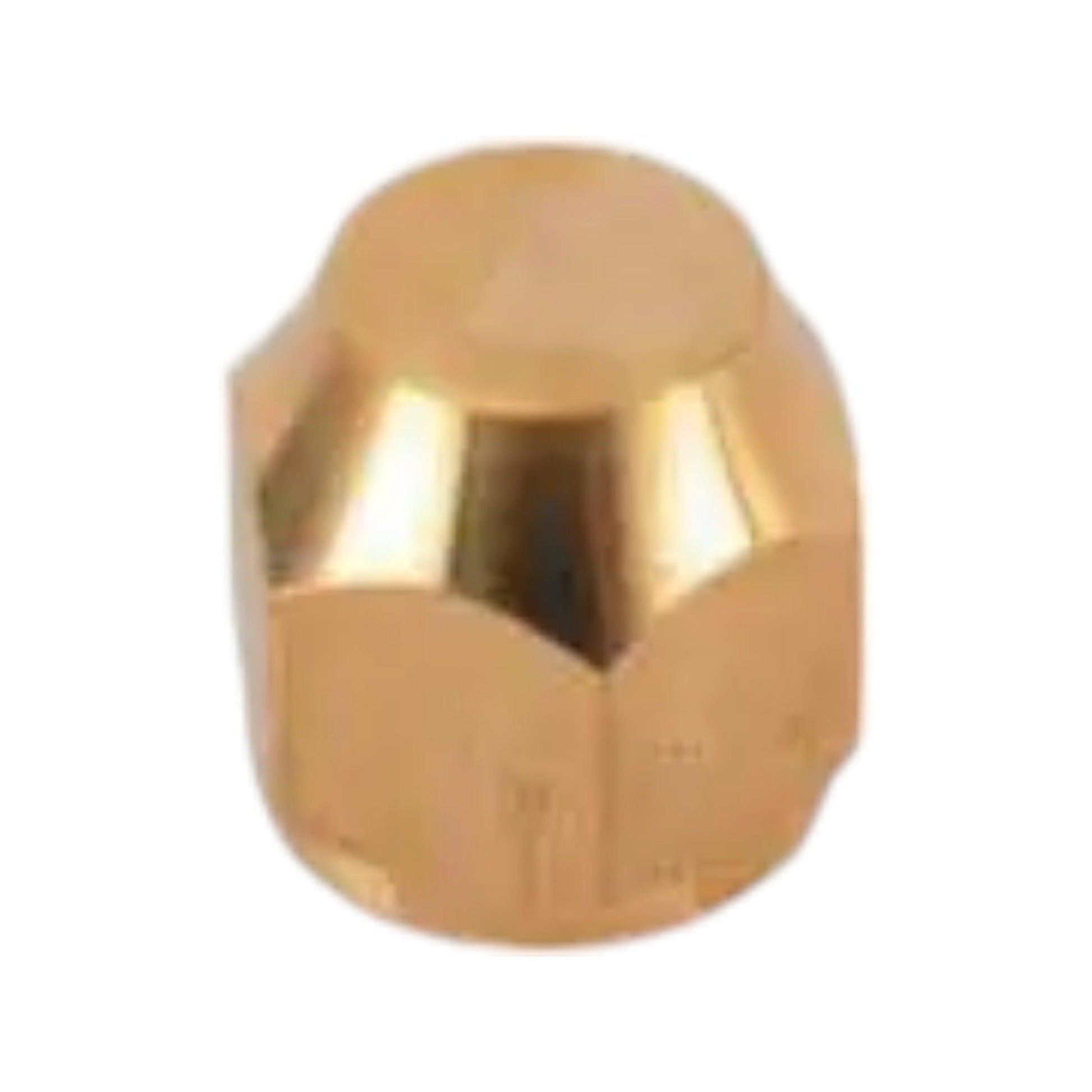 Brass Gas fitting 5-16 Flare Cap Nut for 5-16 Male Flare 5602 - Everything Caravans