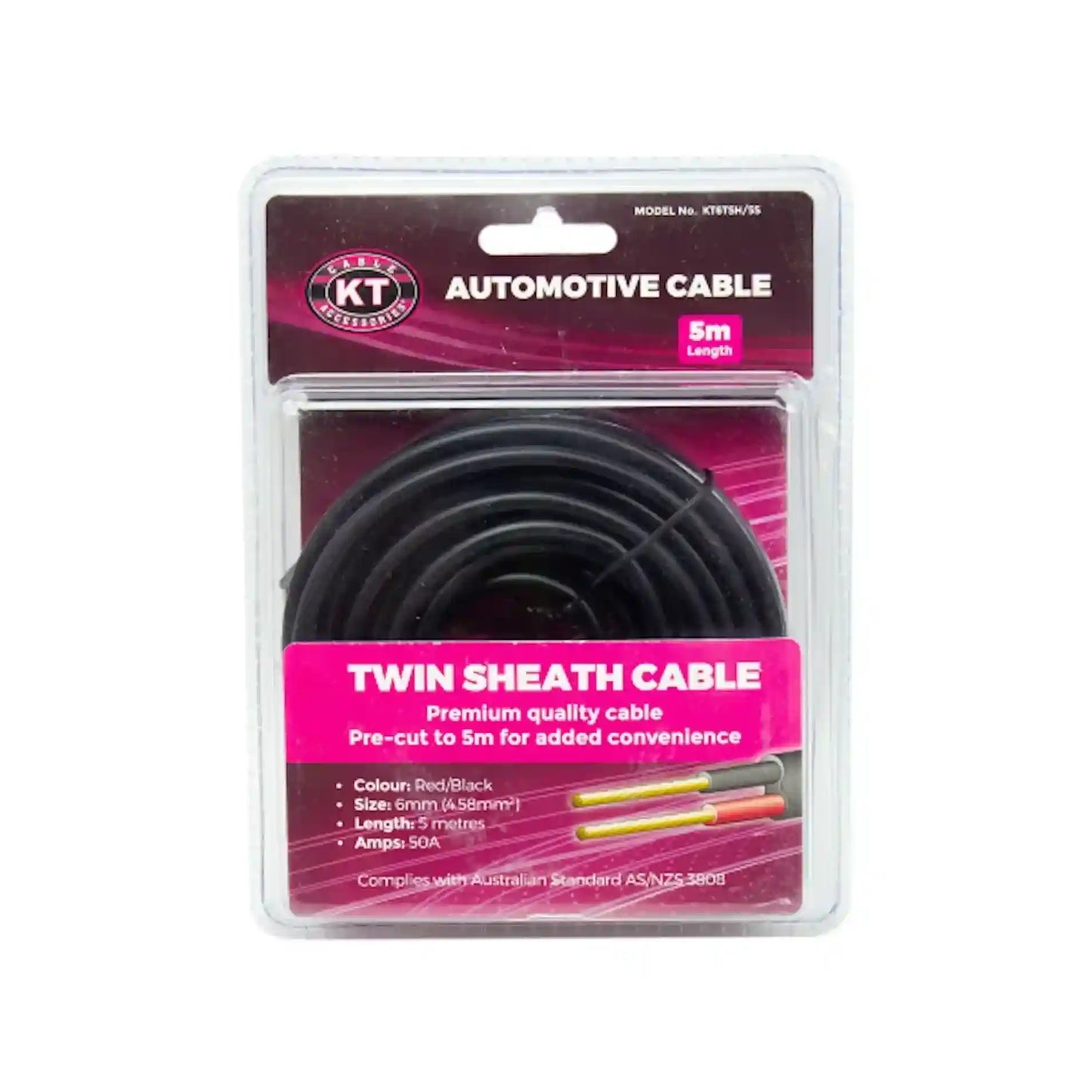 Cable Twin Sheath 6mm 0.30-65 x 5M