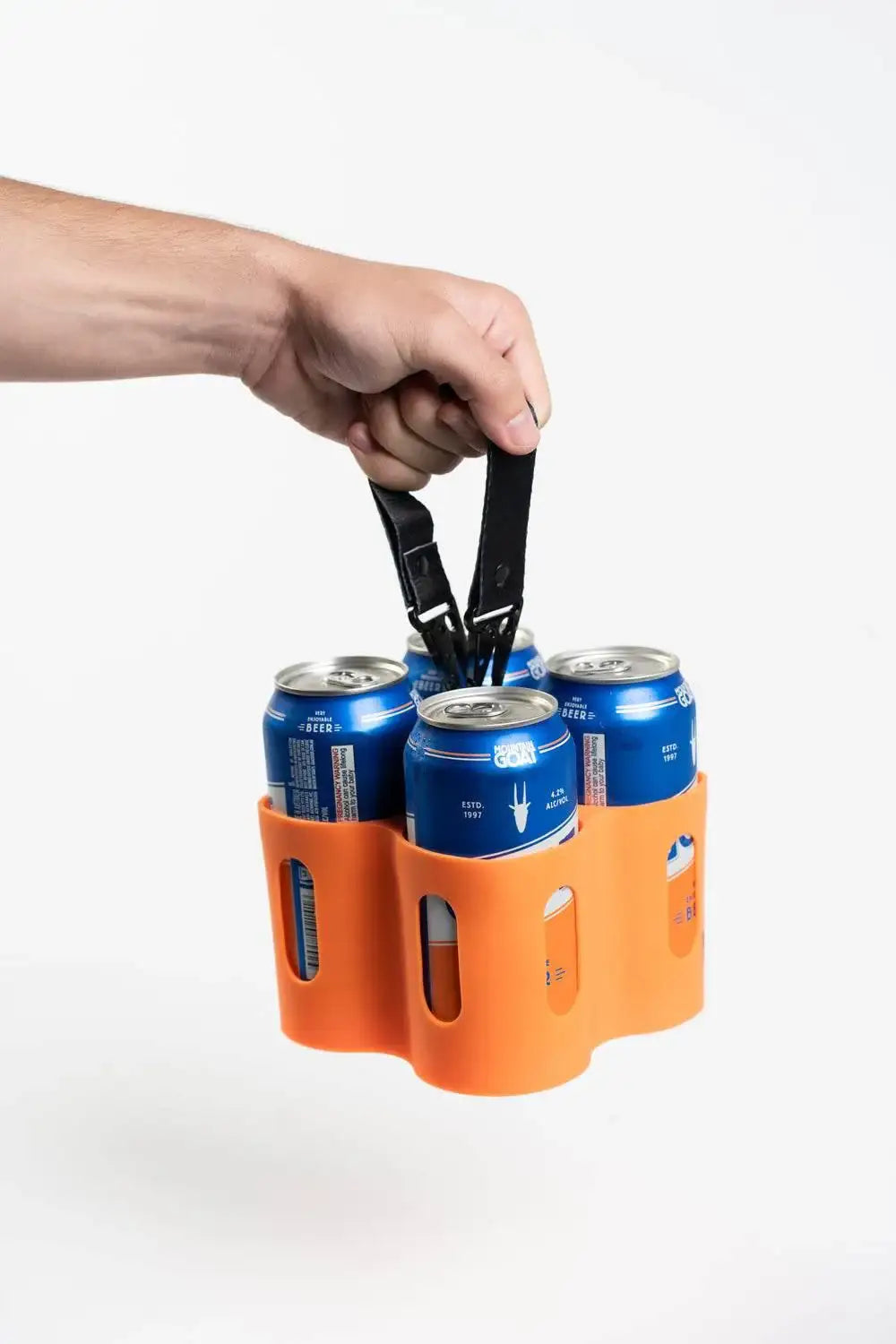 StubbySaver Carry Handle Kit 4 Pack Blue Convenient Transport for Beer Packs