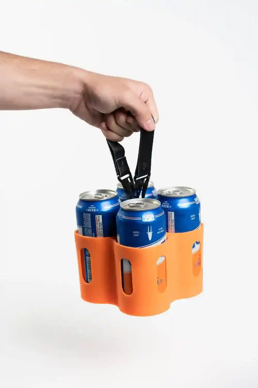 StubbySaver Carry Handle Kit 4 Pack Blue Convenient Transport for Beer Packs