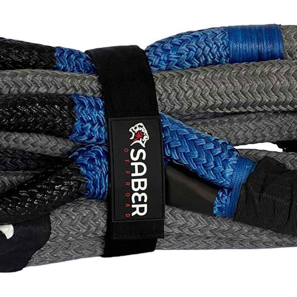 Saber 16,000KG Heavy Duty Offroad 9 Meter Kinetic Recovery Rope — SBR-16KRR