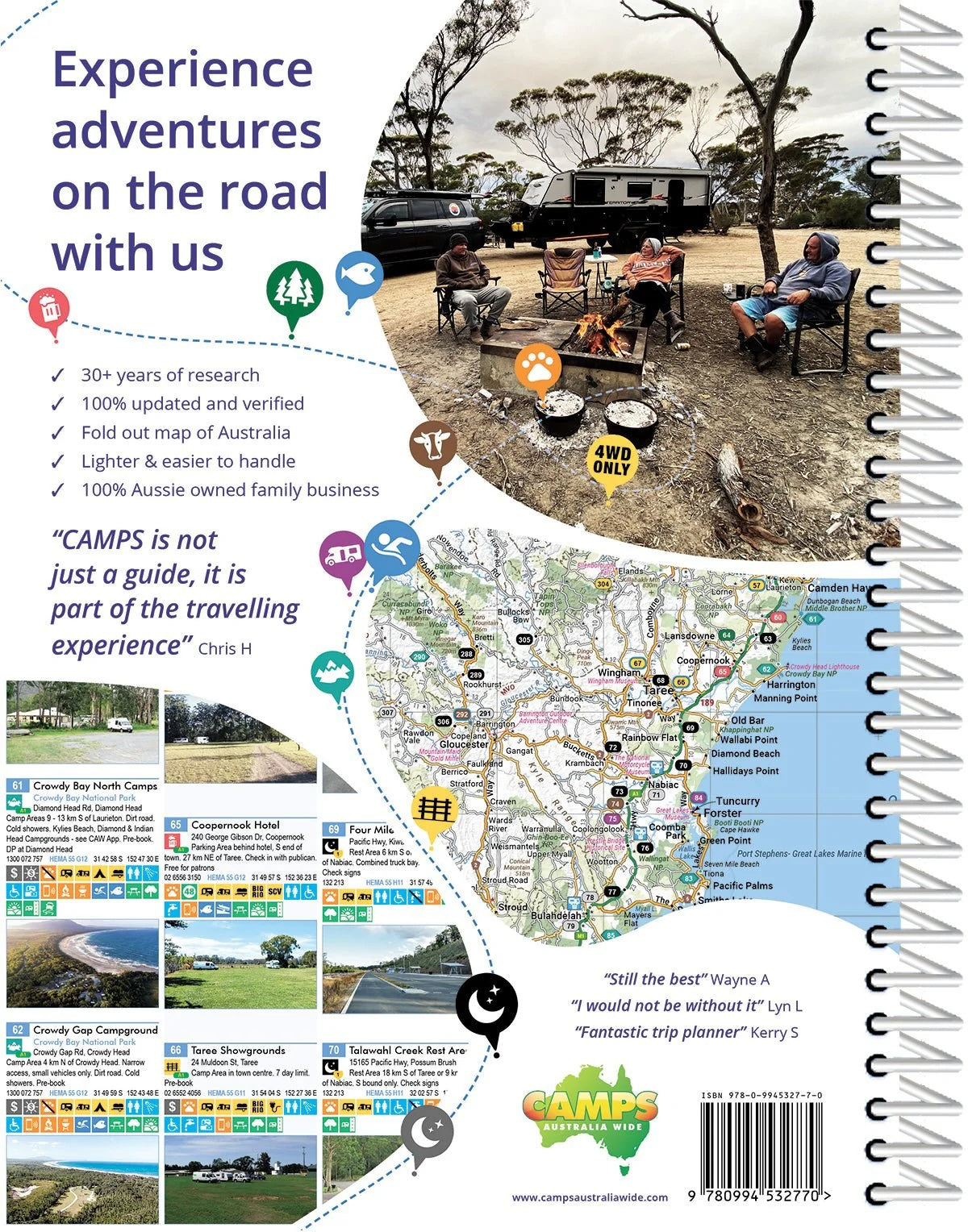 Hema Camps 12 Easy to Read Campsite photos and larger maps - Everything Caravans