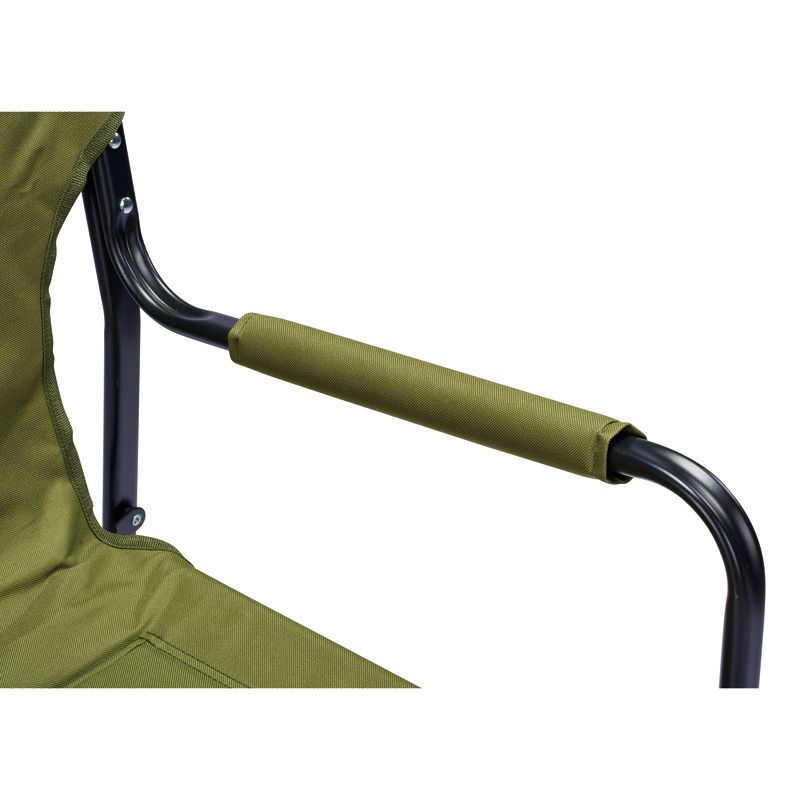 OZtrail Directors Classic Chair With Side Table Green