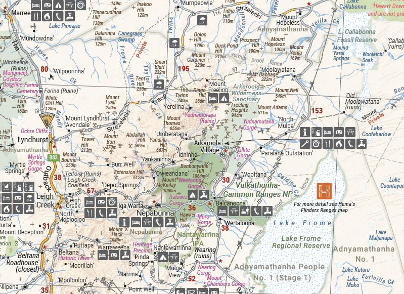 Hema Central Australia Map - Everything Caravans