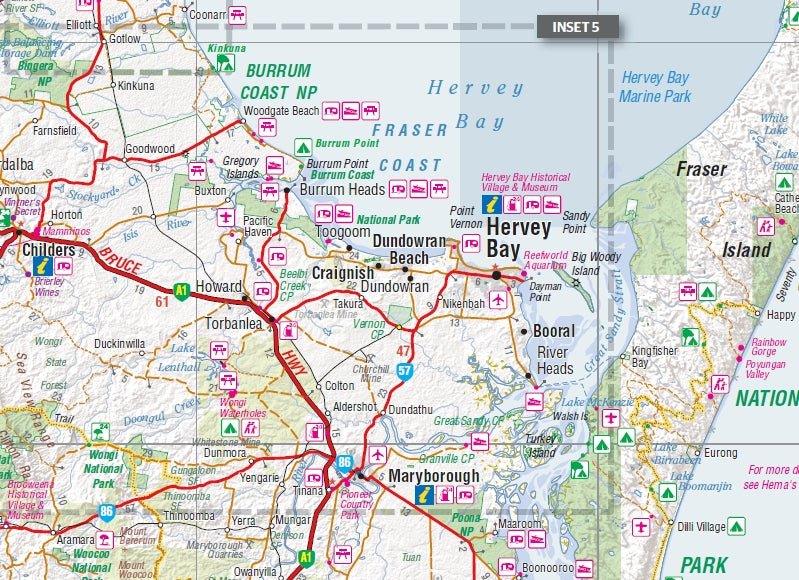 Hema Central Queensland Map - Everything Caravans