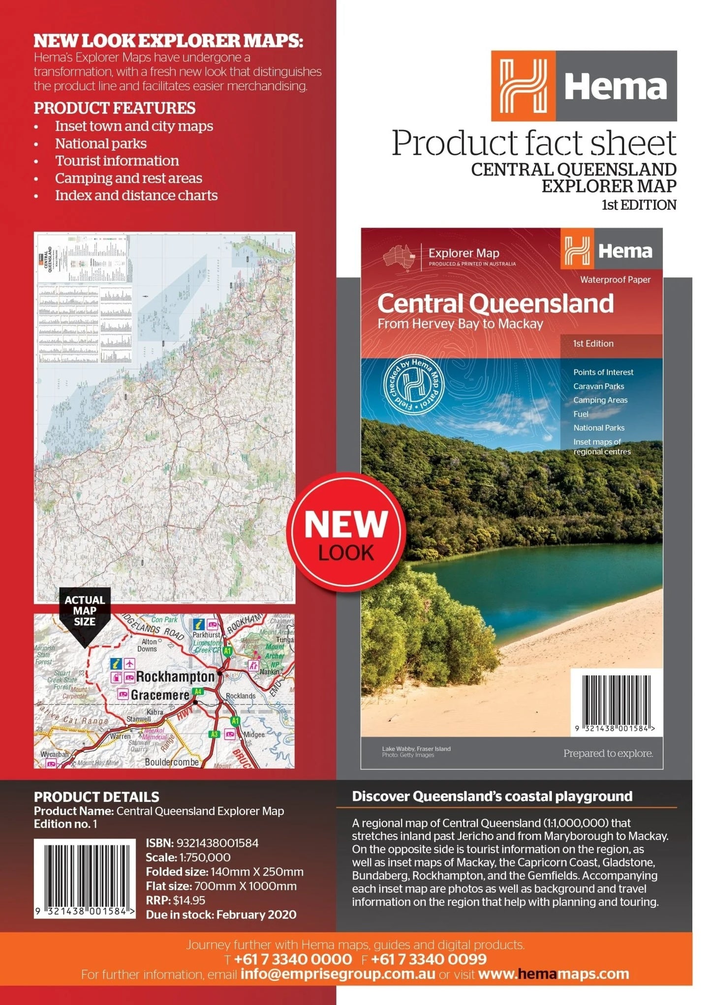 Hema Central Queensland Map - Everything Caravans