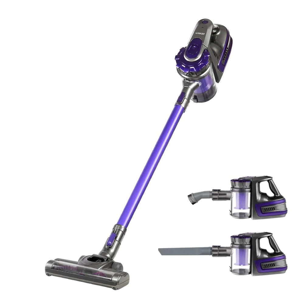 Cordless Handheld Stick Vacuum Cleaner 2 Speed Purple Grey