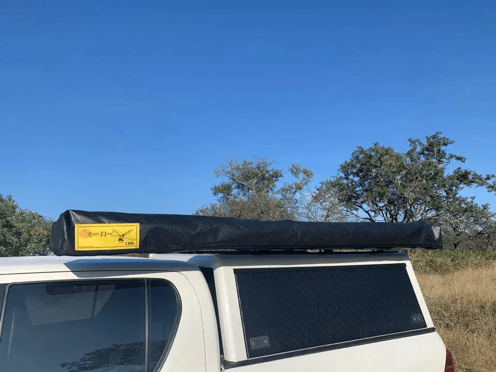 Eezi-Awn Dragonfly 180 Awning 2.3M Freestanding Left Side Mount Beige - Black Friday Sale - Everything Caravans