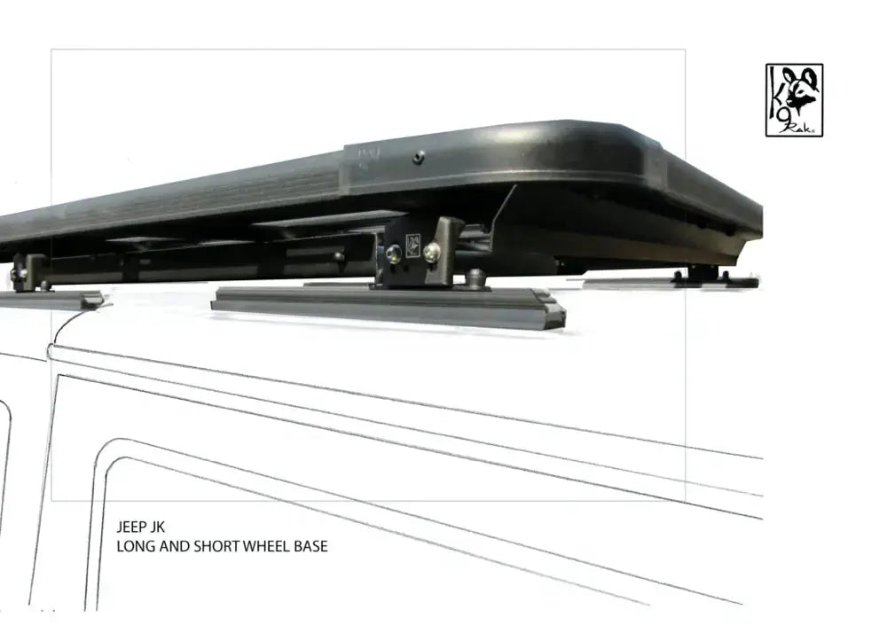 JK 5 Door K9 Roof Racks Expedition Quality 1400WX1400L - Autumn Sale