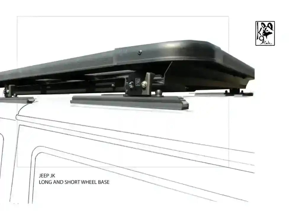 JK 5 Door K9 Roof Racks Expedition Quality 1400WX1400L - Summer Sale