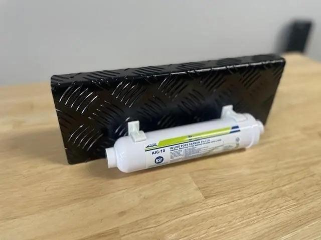 Filter Bracket Black to hold inline Water Filter - Everything Caravans